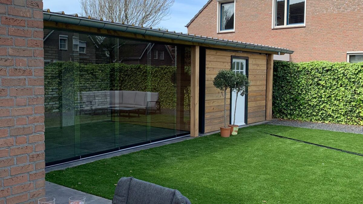 Glazen Schuifwand in Wintelre in Eersel