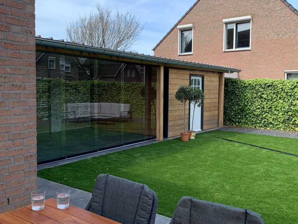 Glazen Schuifwand in Wintelre in Eersel