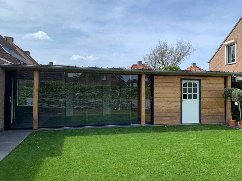 Glazen Schuifwand in Vlierden Deurne