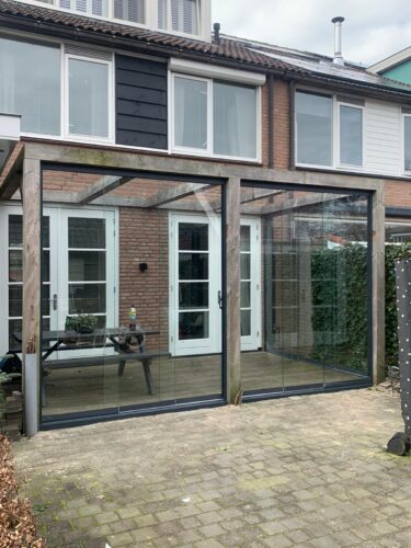Glazen Schuifwand in Voorste Brug in Valkenswaard