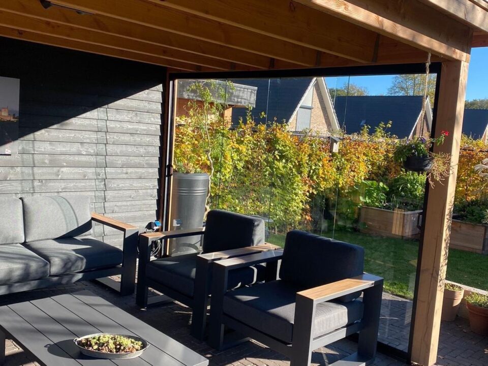 Glazen Schuifwand in Zittard in Veldhoven