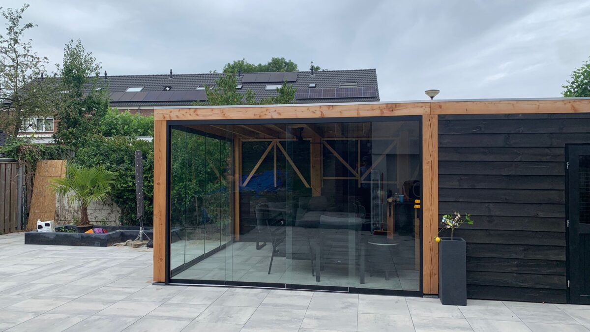 Glazen Schuifwand in Vijfhuizen Tilburg